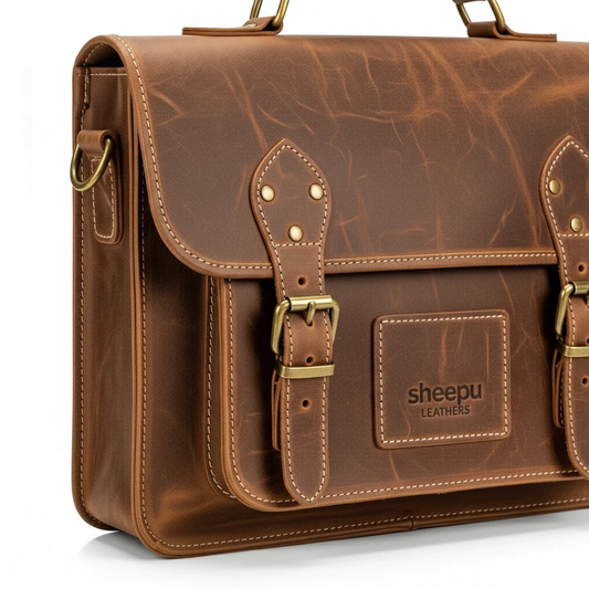 Walker Leather Messenger Bag