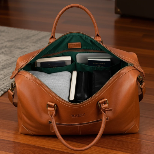 Leather Duffle Bag
