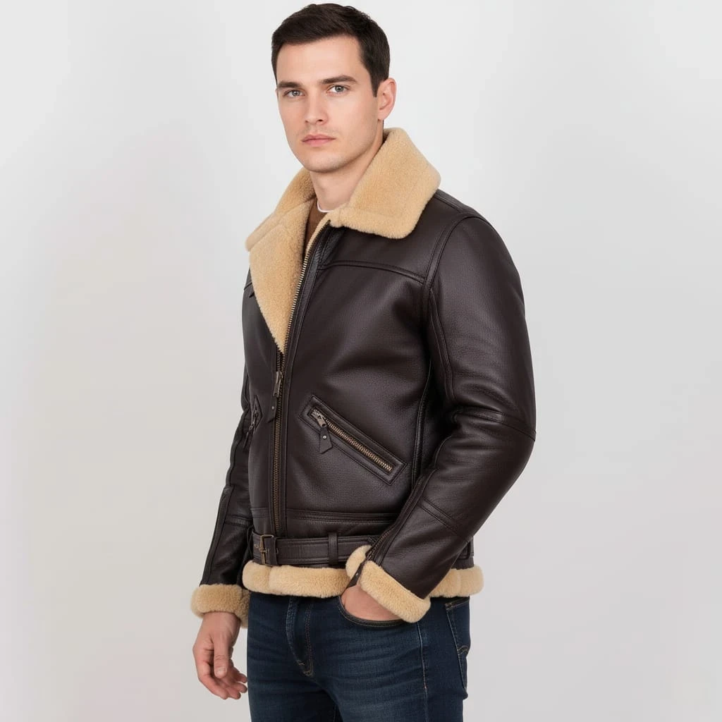Apex B3 Bomber Leather Jacket