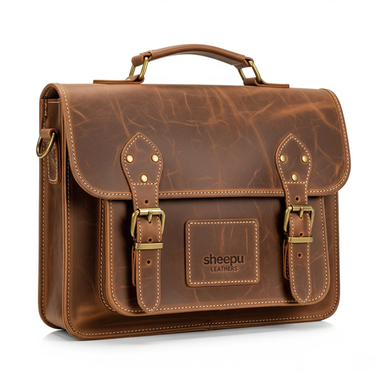 Walker Leather Messenger Bag