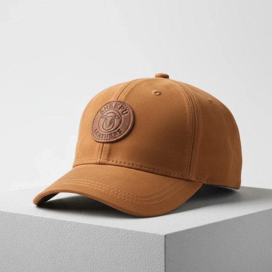 Suede Leather Cap